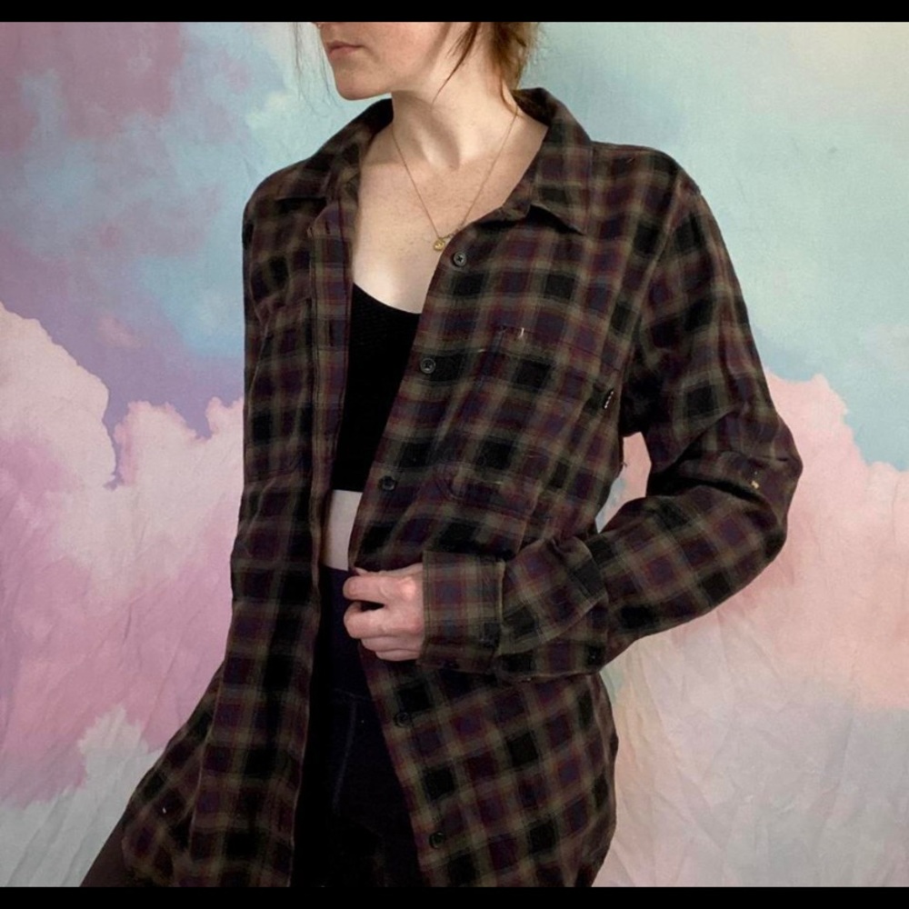 Men’s Large Vans Flannel Button Down